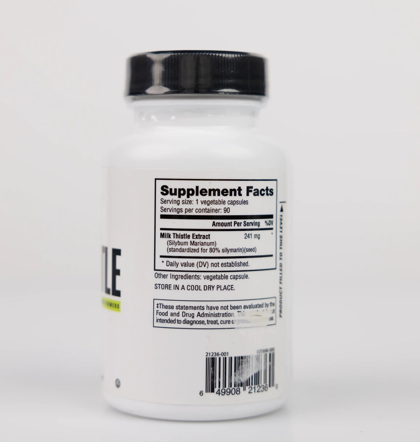 Nutrabio Milk Thistle 241mg 90 Capsules