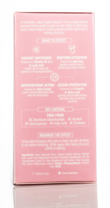 Beesline 72 Hours Whitening Roll On Deo Super Dry Jouri Rose 50 Ml 1+1 Offer Pack