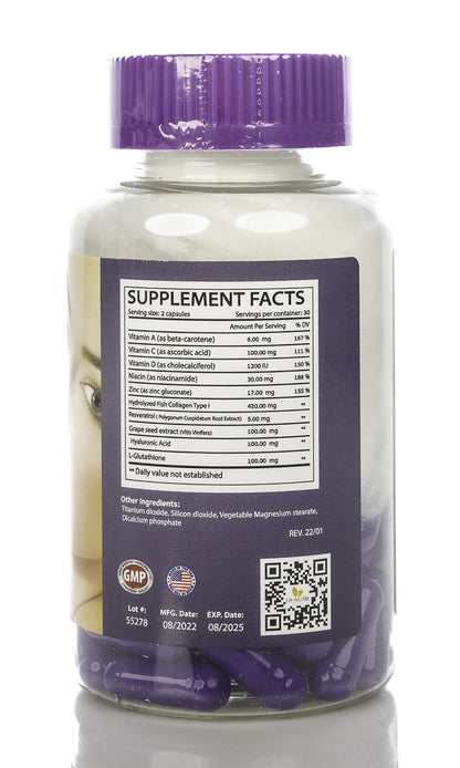 Pearl Skin Collagen Booster Skin and Nails 60 Capsules