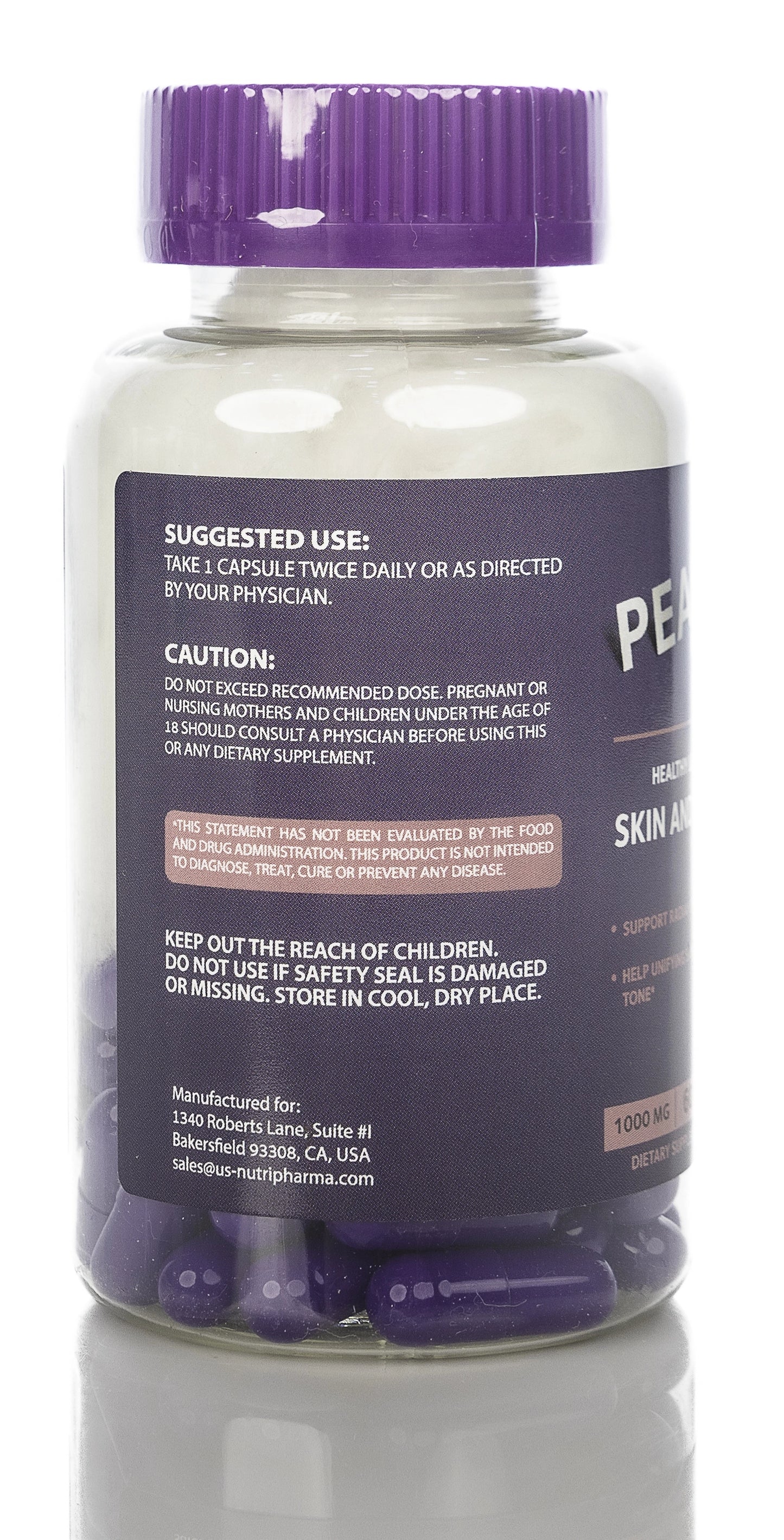 Pearl Skin Collagen Booster Skin and Nails 60 Capsules