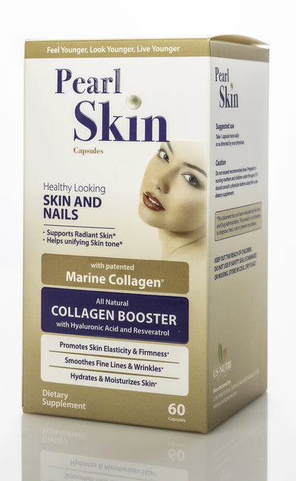 Pearl Skin Collagen Booster Skin and Nails 60 Capsules