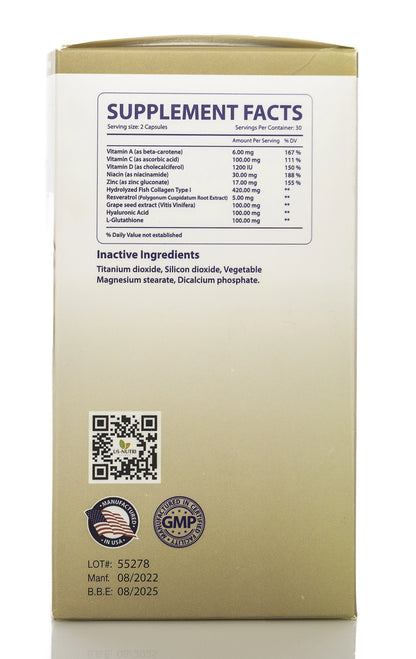 Pearl Skin Collagen Booster Skin and Nails 60 Capsules