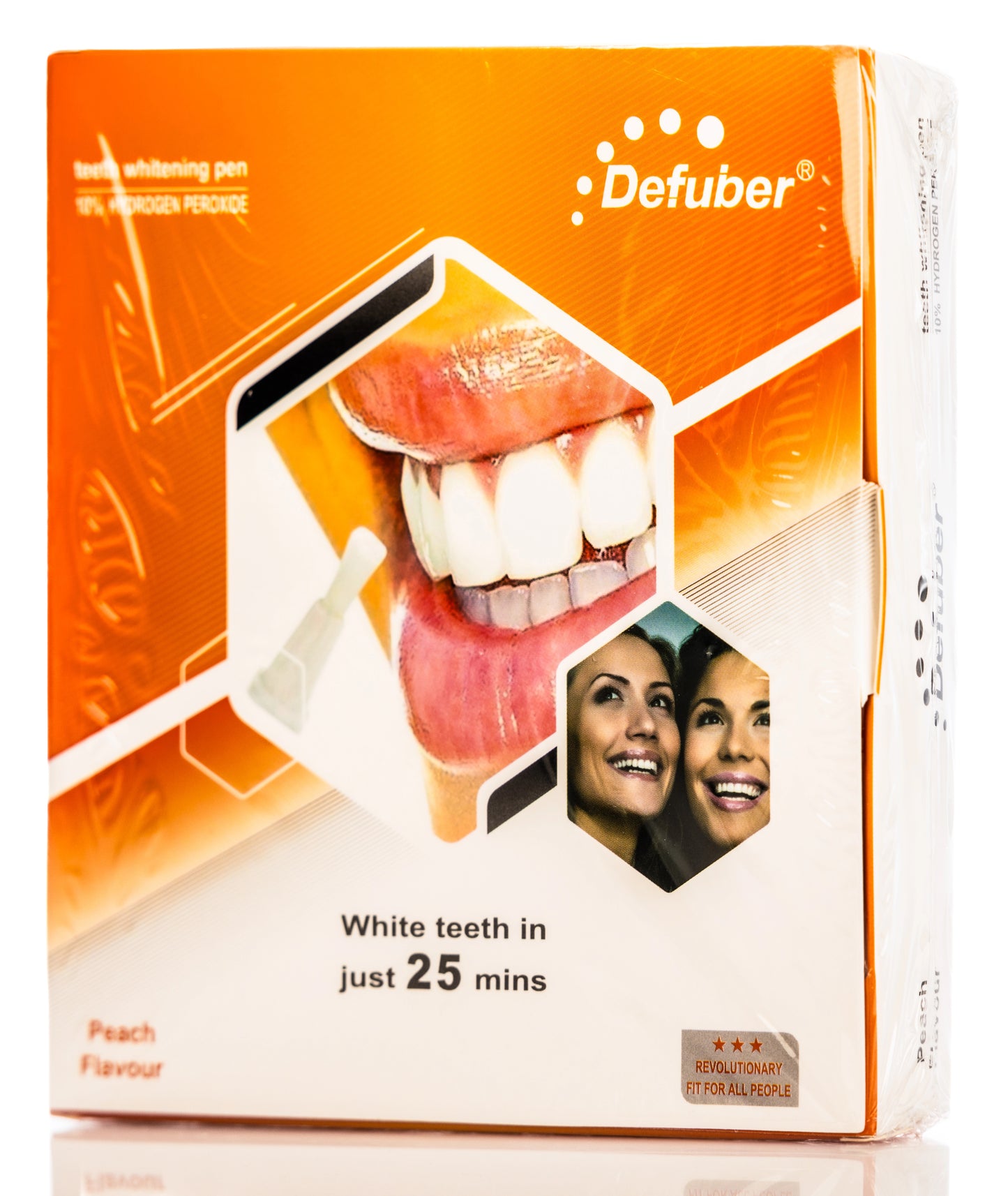 Defuber Teeth Whitening Pen [10% Hydrogen Peroxide] Peach