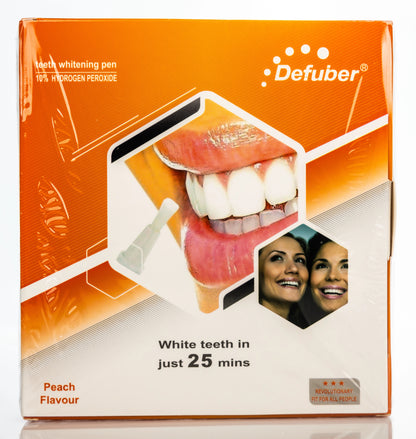 Defuber Teeth Whitening Pen [10% Hydrogen Peroxide] Peach