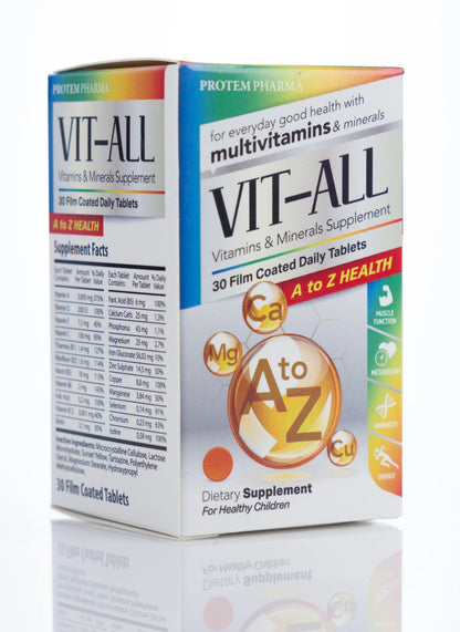 Vit-All One Day Vitamins & Minerals 30 Tablet