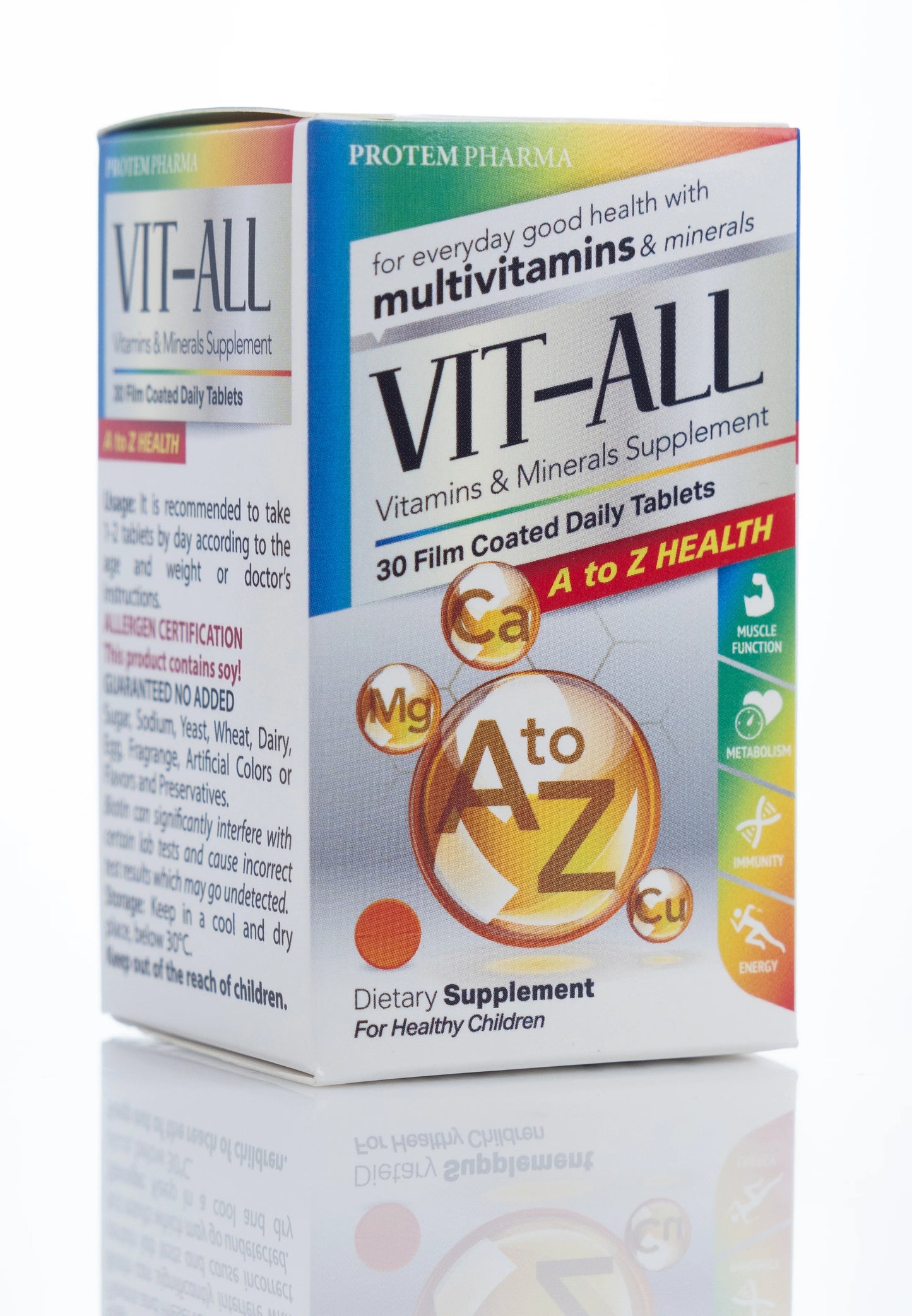 Vit-All One Day Vitamins & Minerals 30 Tablet