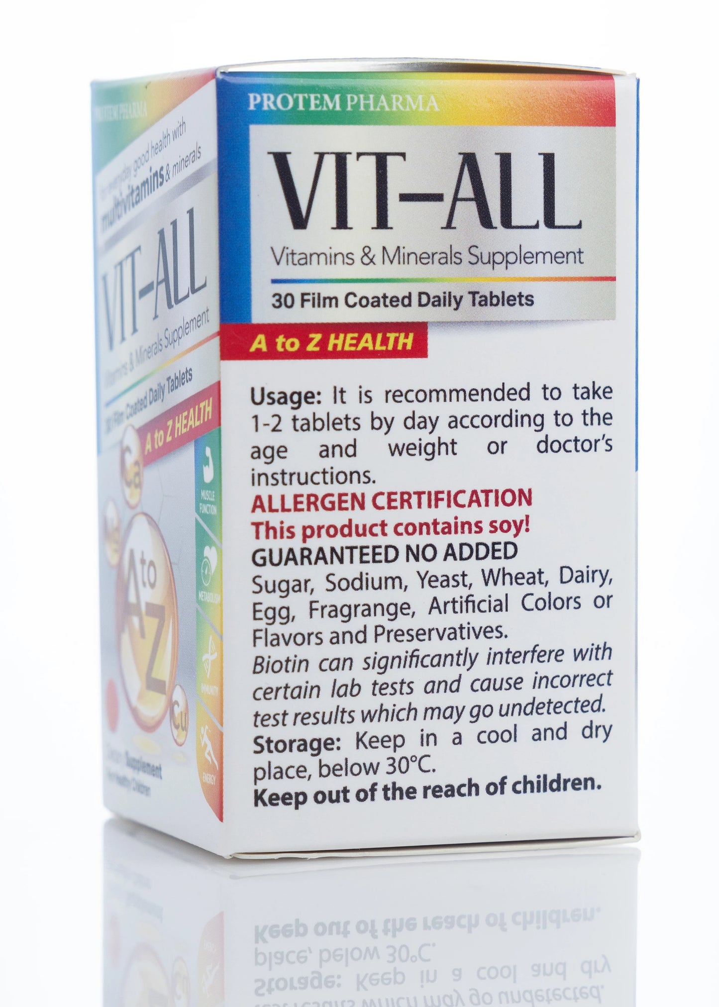 Vit-All One Day Vitamins & Minerals 30 Tablet