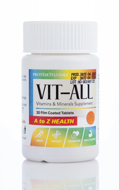 Vit-All One Day Vitamins & Minerals 30 Tablet