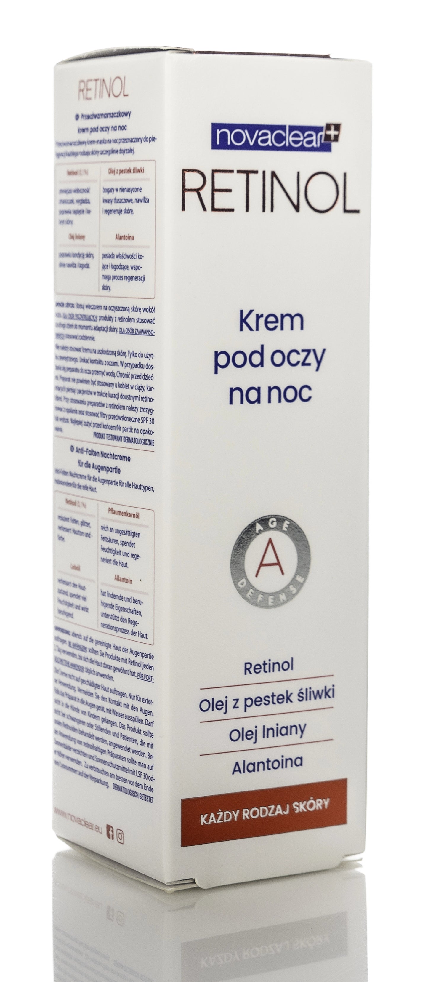 Novaclear Retinol Rejuvenating Night Eye Cream 15 Ml