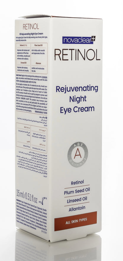 Novaclear Retinol Rejuvenating Night Eye Cream 15 Ml
