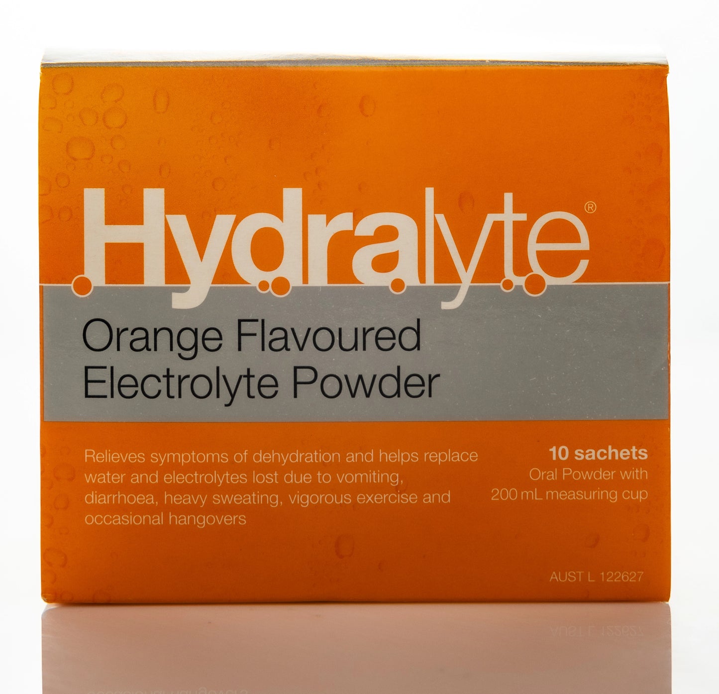 Hydralyte Orange Sachet 10X4.9 gm