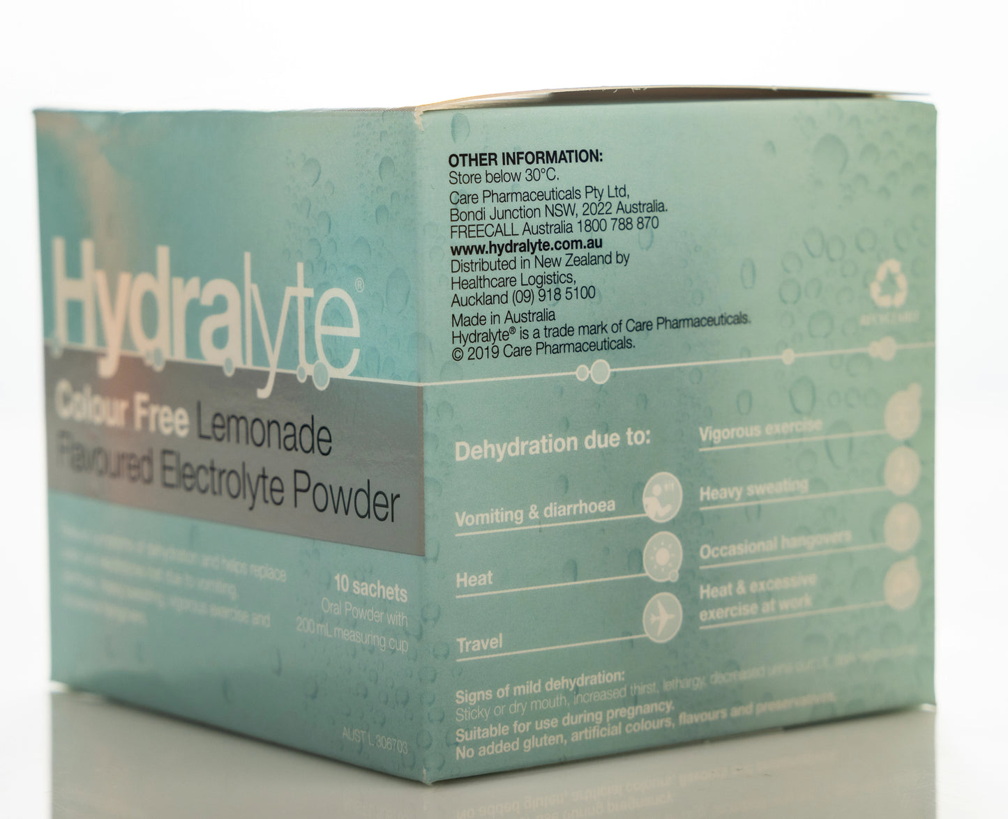 Hydralyte Lemonade Sachet 10X4.9 gm