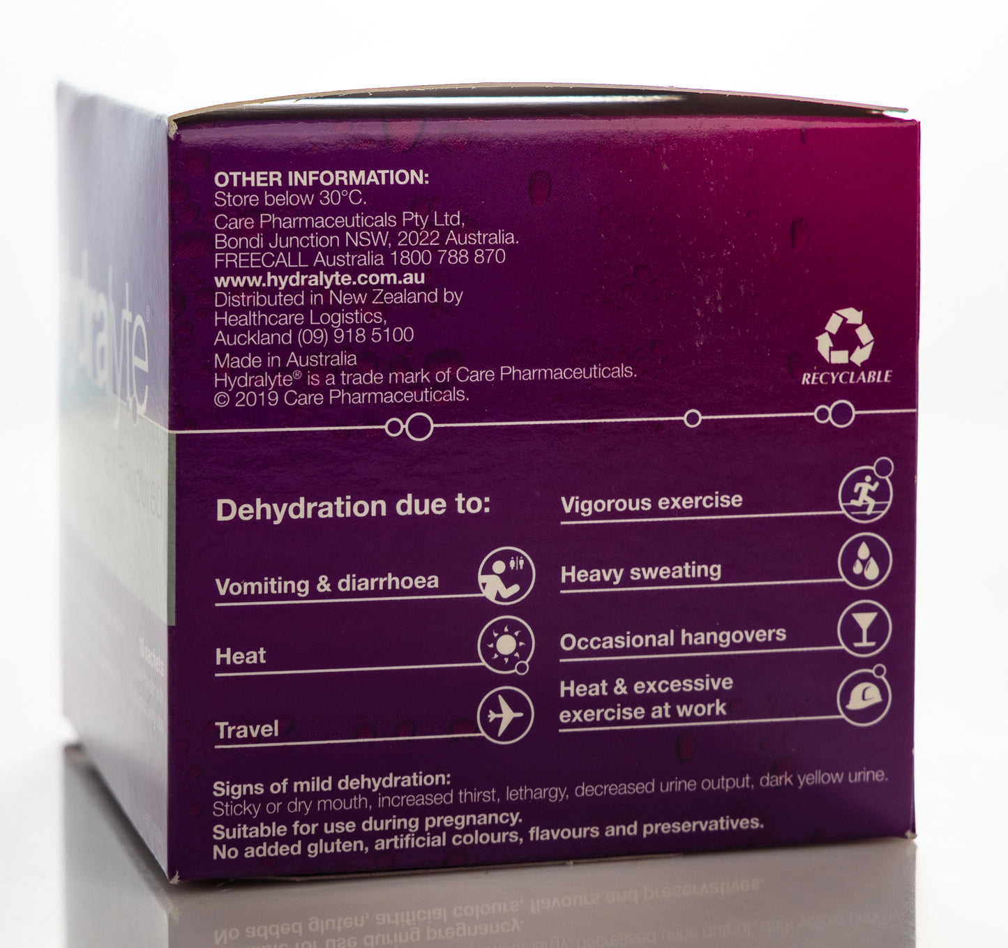 Hydralyte Apple & Blackcurrant Sachet 10X4.9 gm