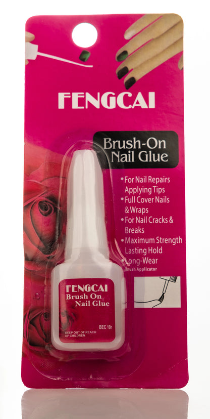 Invogue Brush On Nail Glue 10Ml
