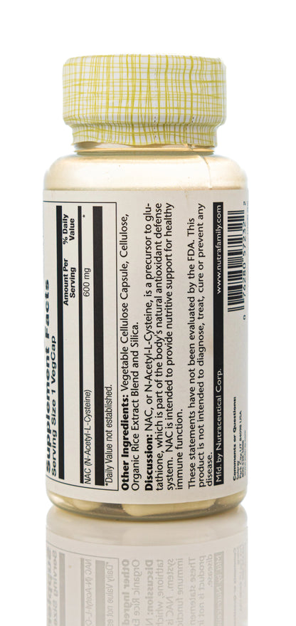 Solaray NAC 600mg 60 Capsules