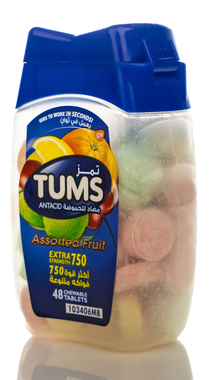 Tums Antacid 48 Chew Tablets