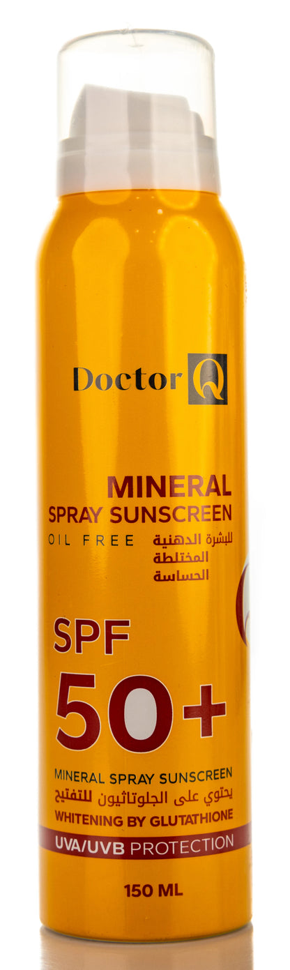 DR Q Mineral  Sunscreen SPF 50+ Oil Free Spray 150 Ml