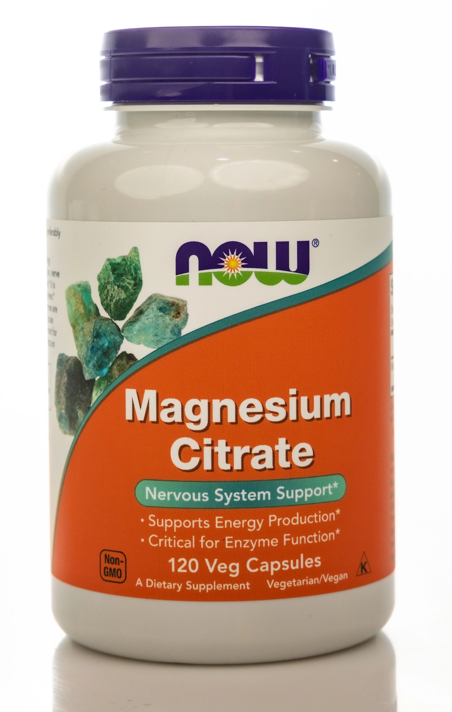 Now Magnesium Citrate 120 Veg Capsules