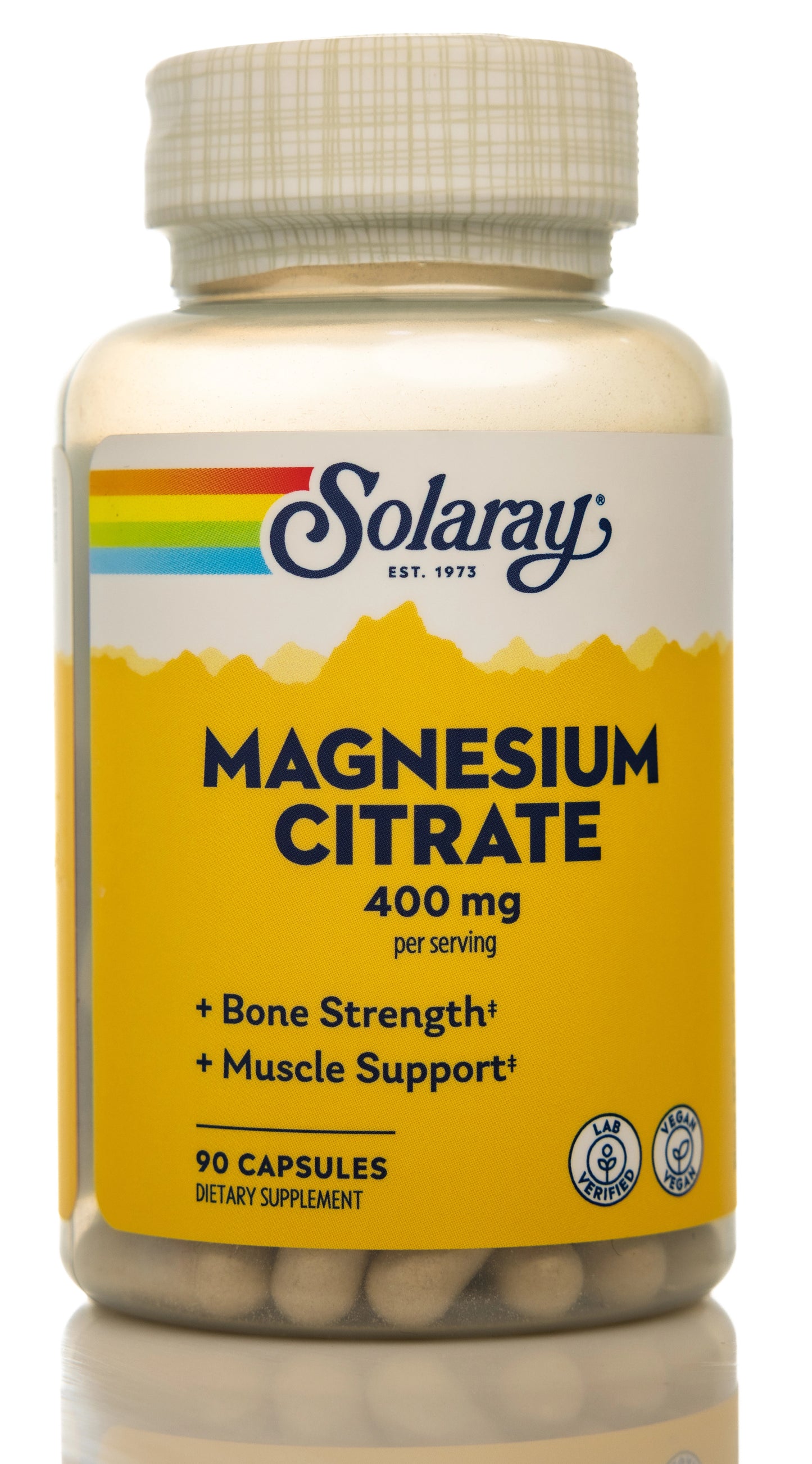Solaray Magnesium Citrate 400mg 90 Capsules