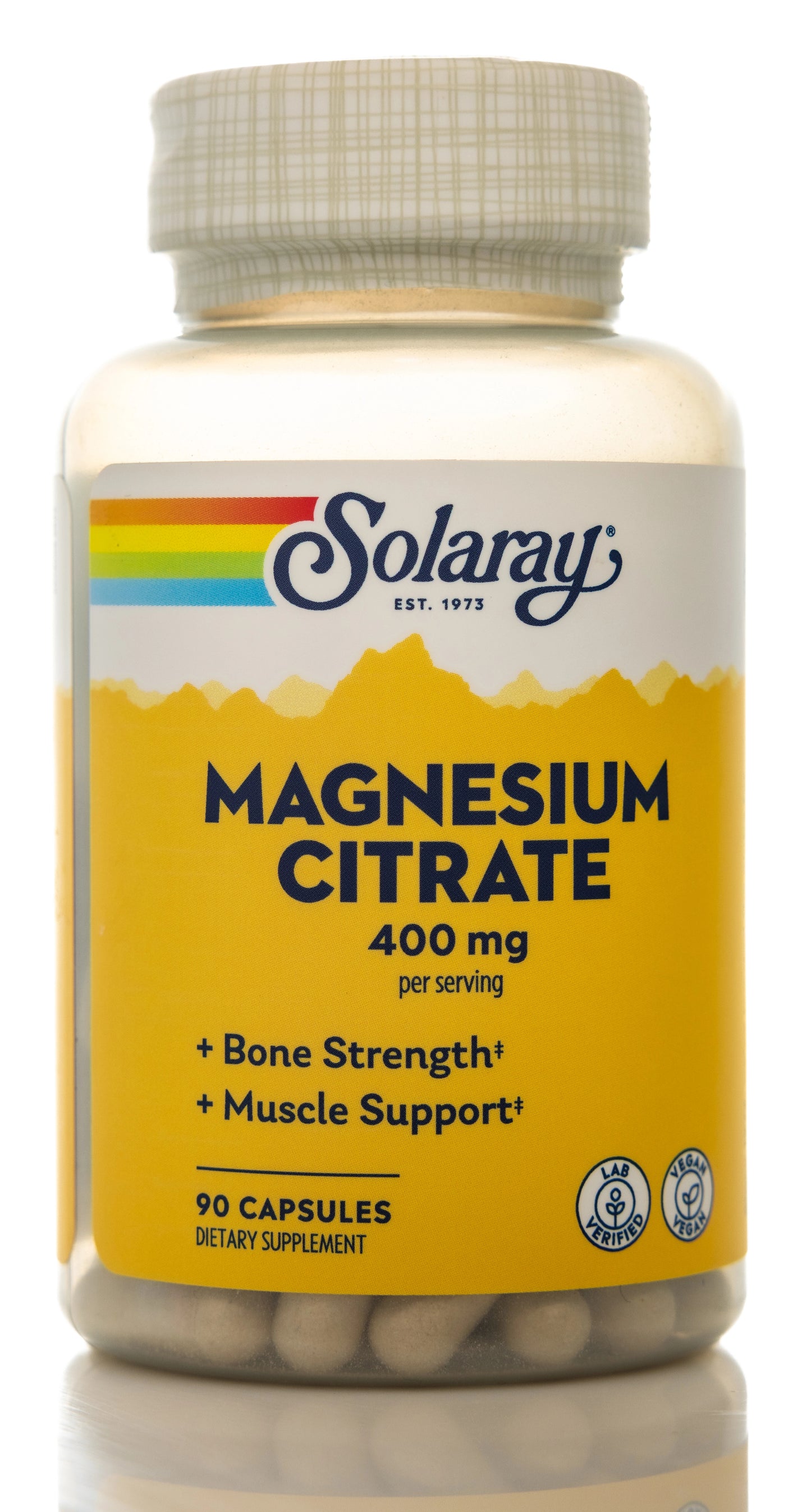 Solaray Magnesium Citrate 400mg 90 Capsules