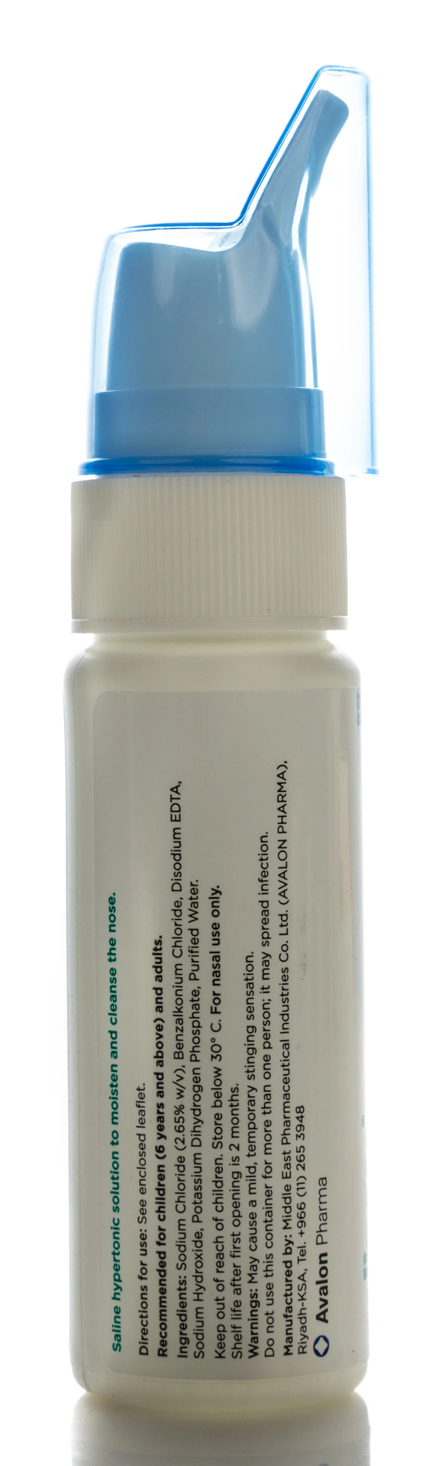 Avalon Salinose Hypertonic Nasal Spray 75Ml
