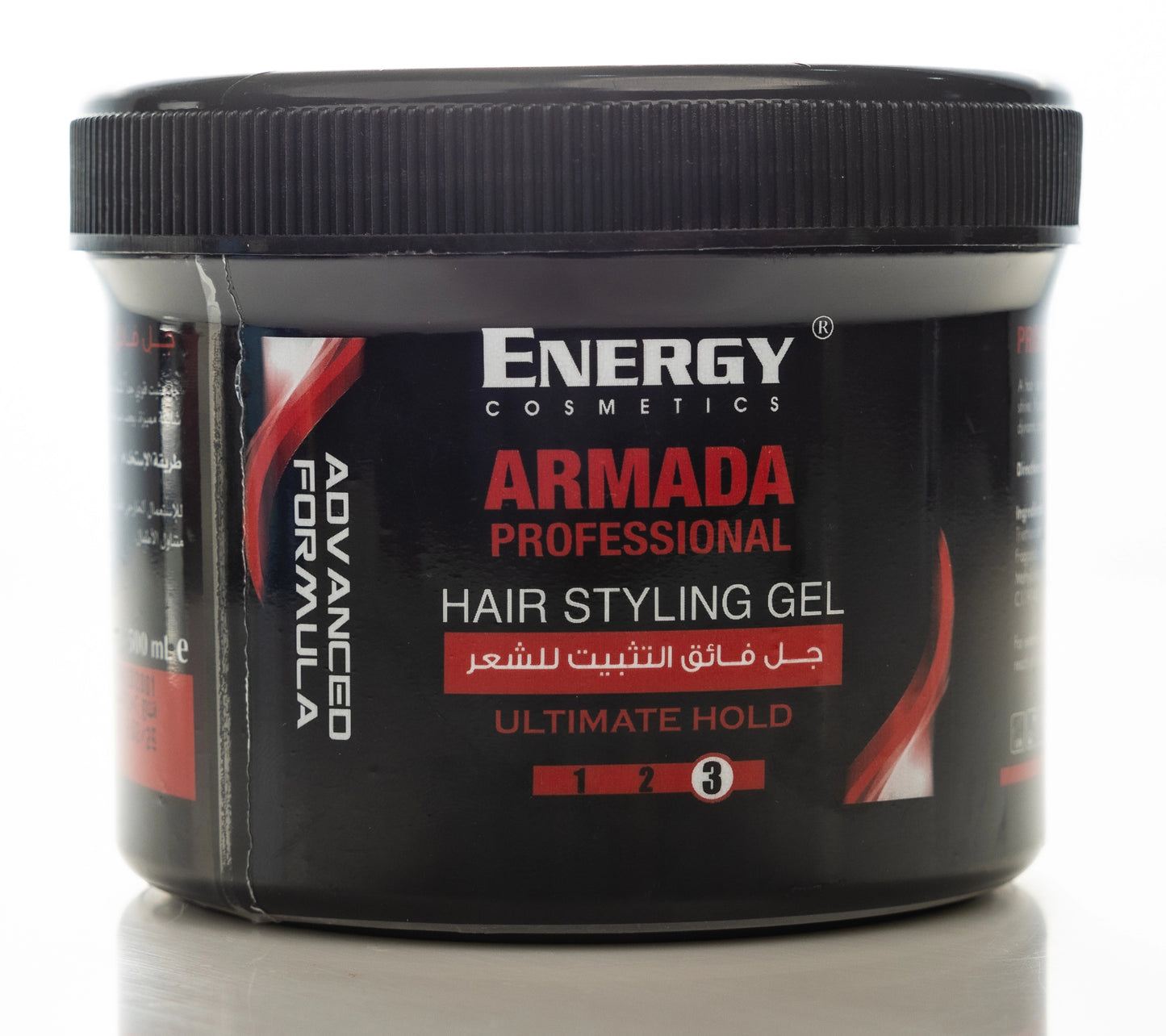 Energy Cosmetics Armada Professional  Hair Styling Gel [3] Ultimate Hold 500 Ml