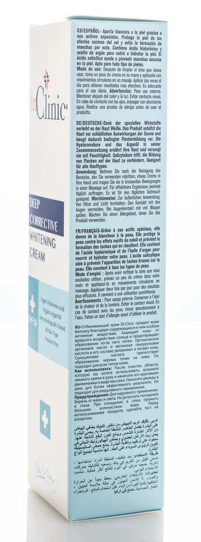 DR Clinic SPF 50+ Deep Corrective Whitening Cream 50 Ml