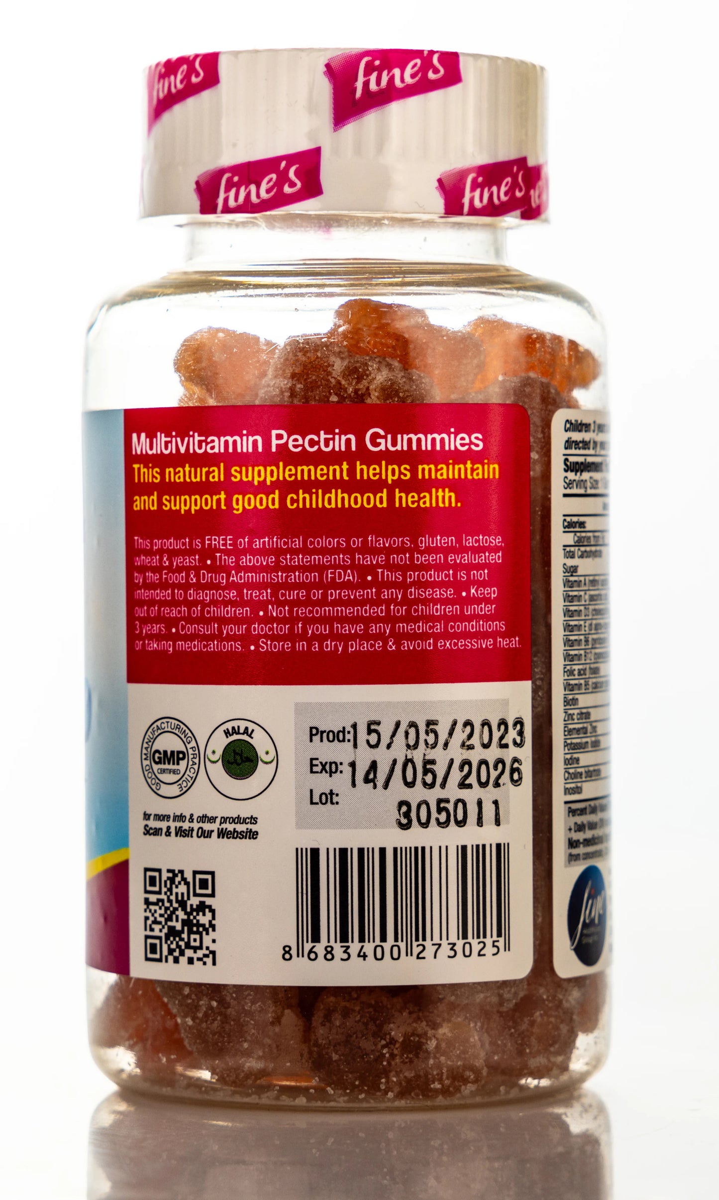 Fine's Kids multivitamin 60 Gummies