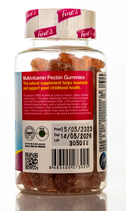 Fine's Kids multivitamin 60 Gummies