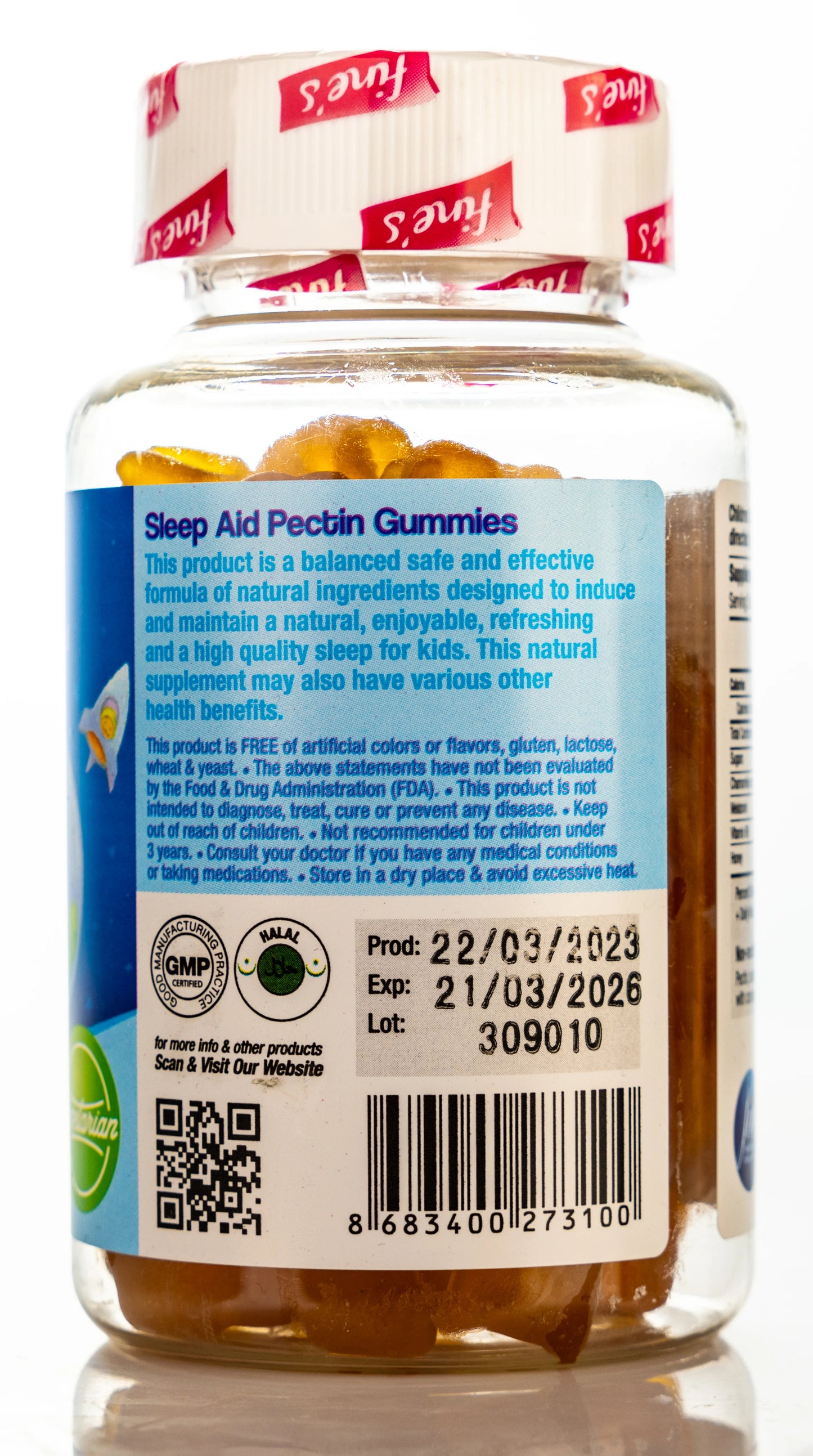 Fine's Kids Chamomile+ Sleep Aid 60Gummies