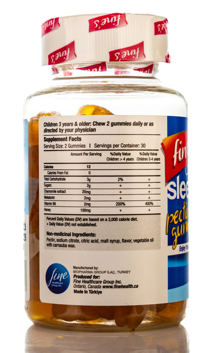 Fine's Kids Chamomile+ Sleep Aid 60Gummies