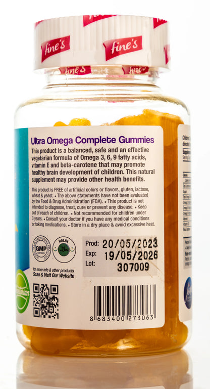 Fine's Kids Ultra Omega Complete 60Gummies