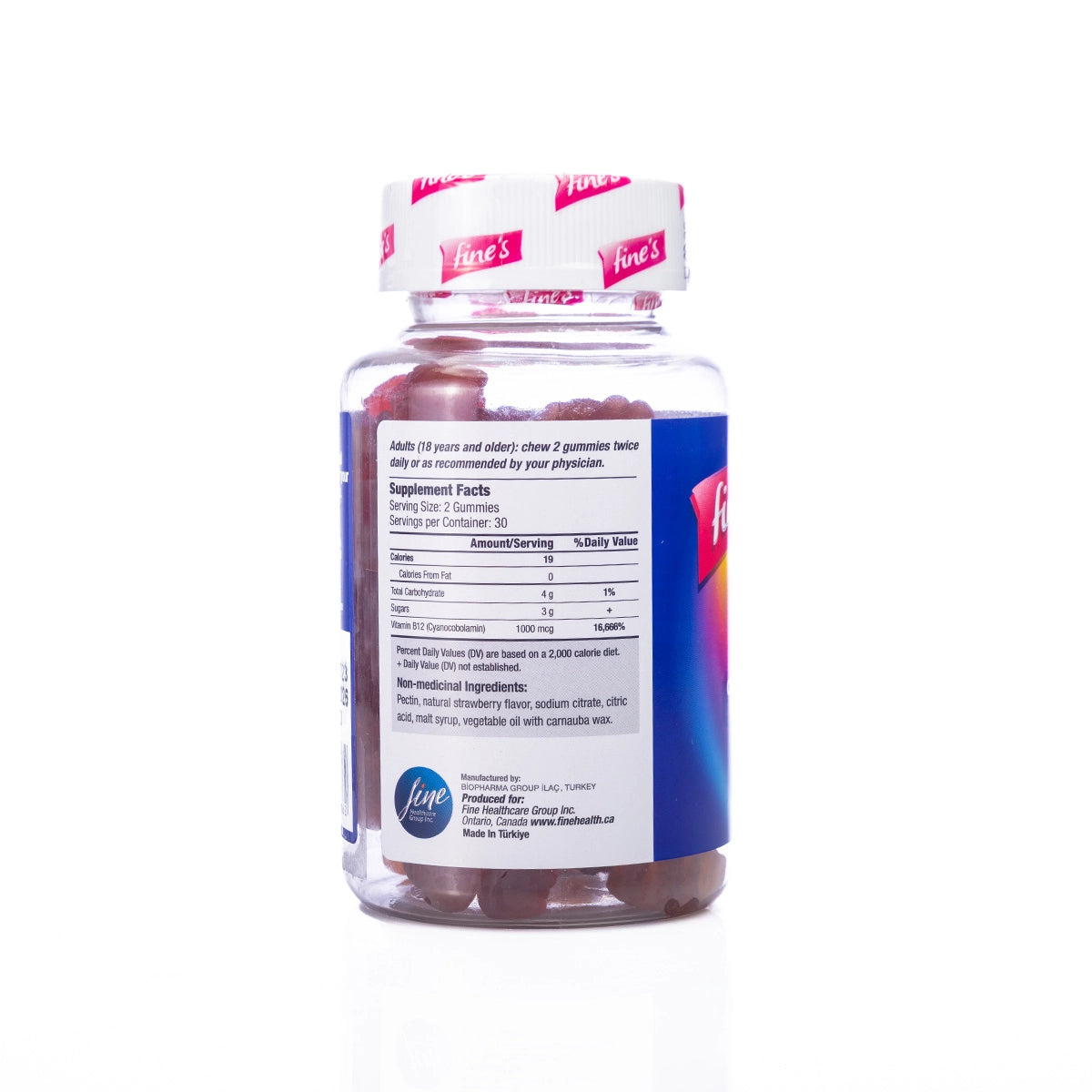 Fine's Adult Vitamin B12 60Gummies
