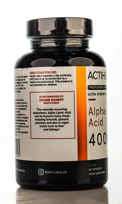 Actihealth Alpha-Lipoic Acid 400mg 60 Capsule