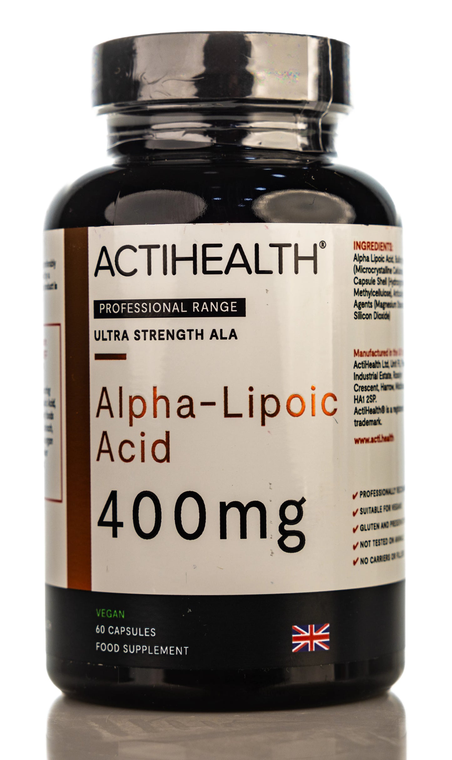 Actihealth Alpha-Lipoic Acid 400mg 60 Capsule