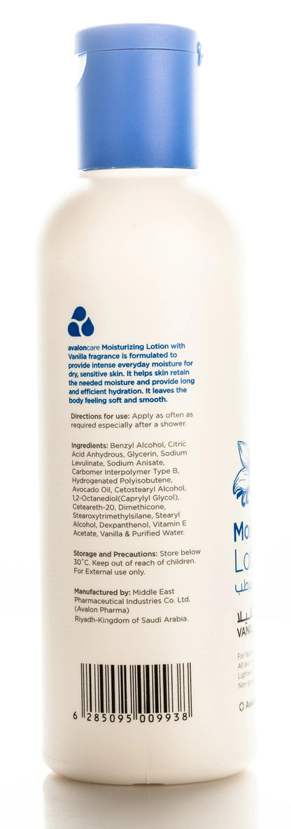 Avalon care Vanilla Moisturizing Lotion 200 Ml