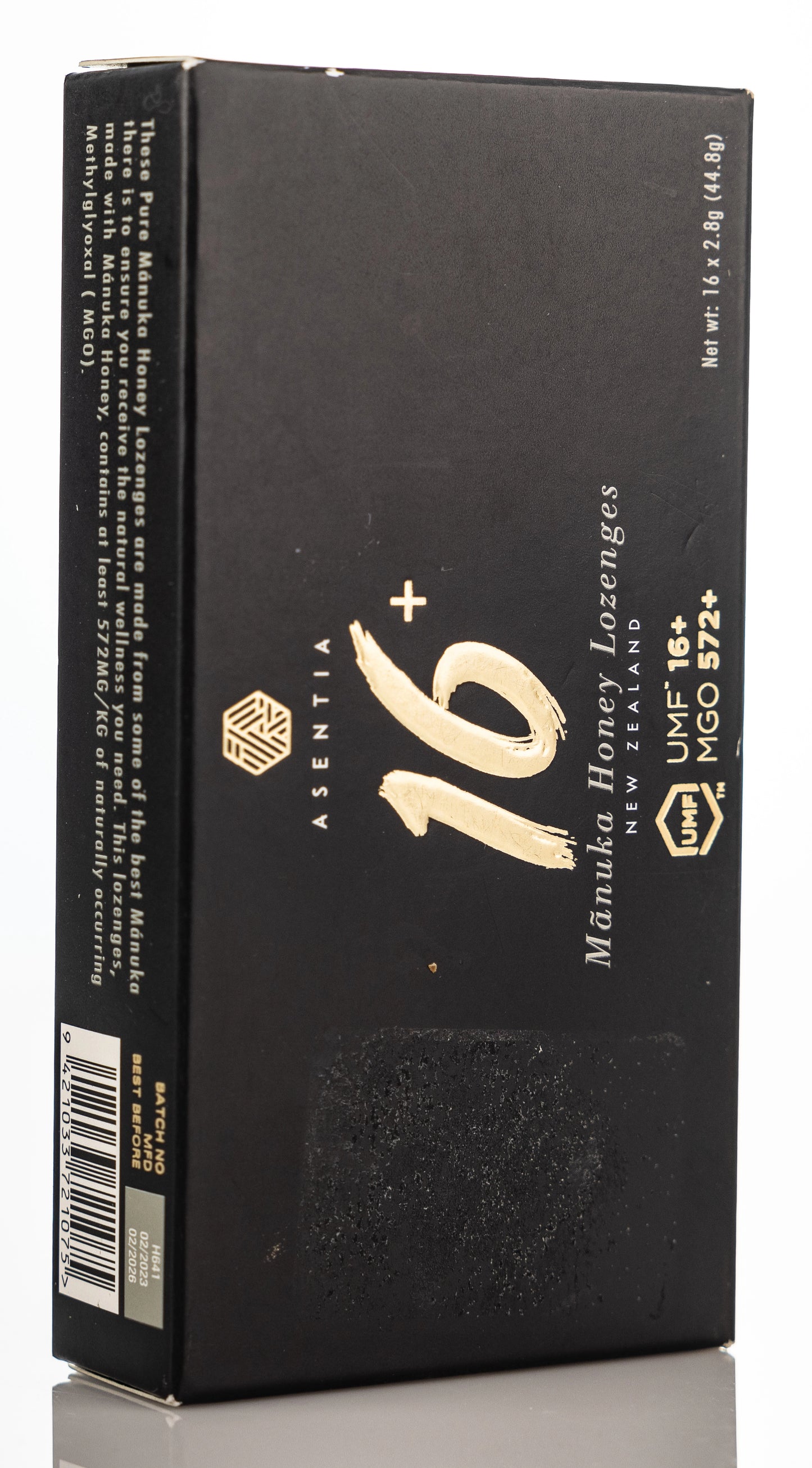 Asentia Manuka 16+ UMF Lozenges 16 Pieces