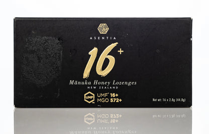 Asentia Manuka 16+ UMF Lozenges 16 Pieces