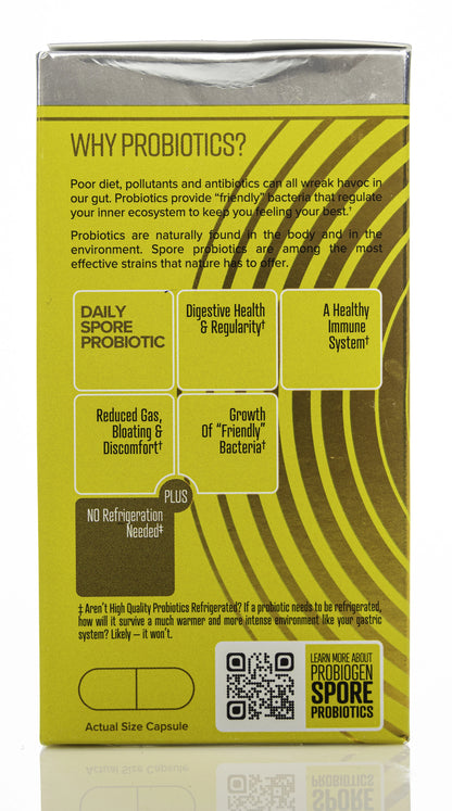 Probiogen Daily Spore Probiotic 30 Capsules
