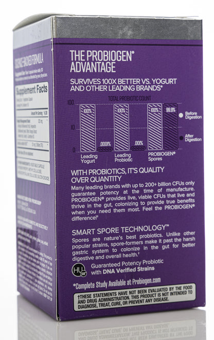 Probiogen Weight Support Spore Probiotic 60 Capsules
