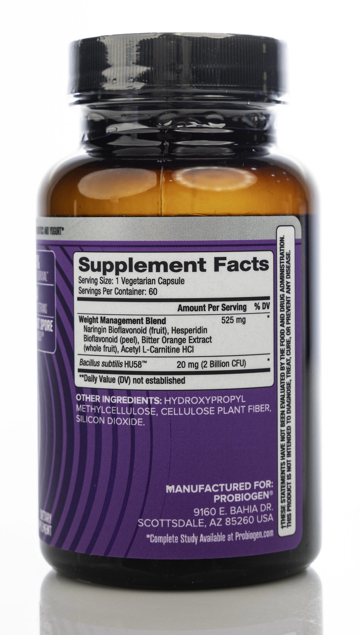 Probiogen Weight Support Spore Probiotic 60 Capsules