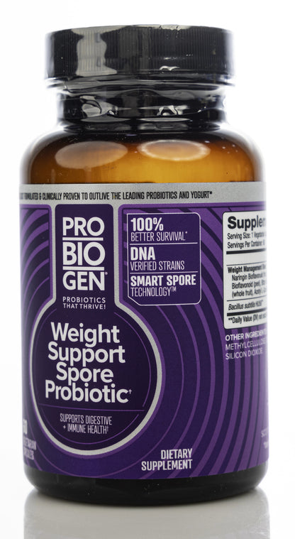 Probiogen Weight Support Spore Probiotic 60 Capsules
