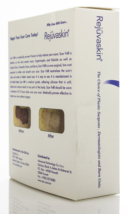 Rejûvaskin Scar FX Silicone Sheeting 1.5x3 Inch/3.75x7.5 Cm