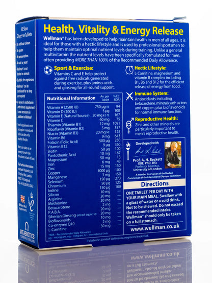 Vitabiotics Wellman Original 30 Tablets