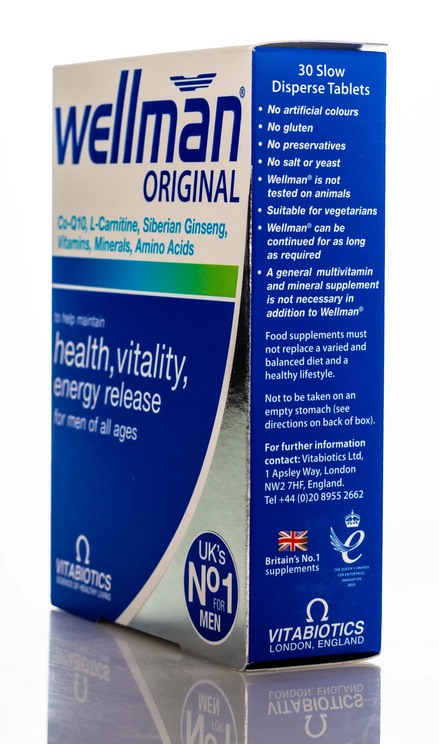 Vitabiotics Wellman Original 30 Tablets