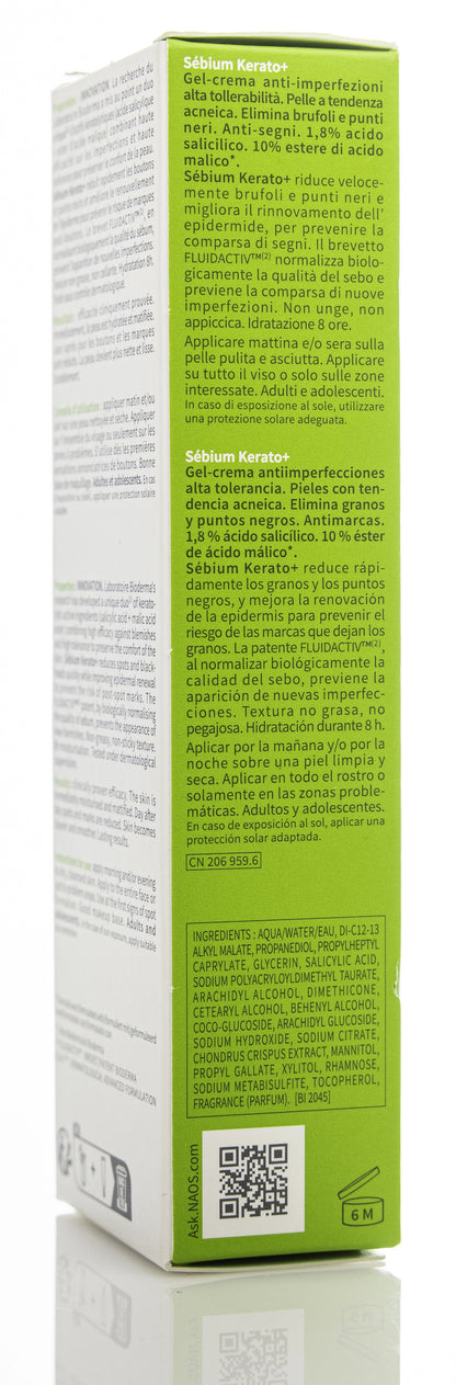 Bioderma Sébium Kerato+ Anti Blemish Gel Cream 30 Ml