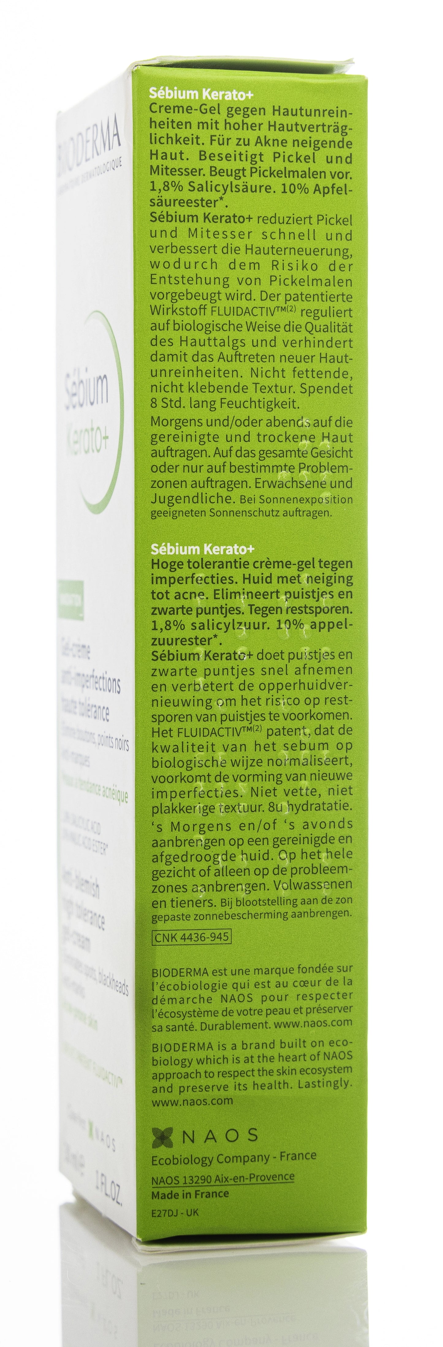 Bioderma Sébium Kerato+ Anti Blemish Gel Cream 30 Ml