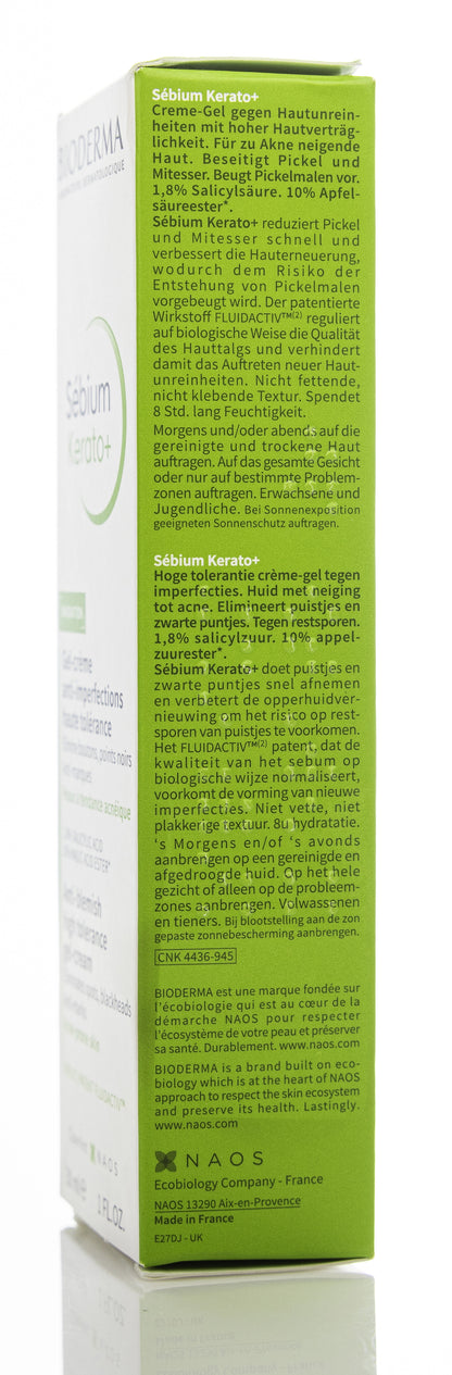 Bioderma Sébium Kerato+ Anti Blemish Gel Cream 30 Ml