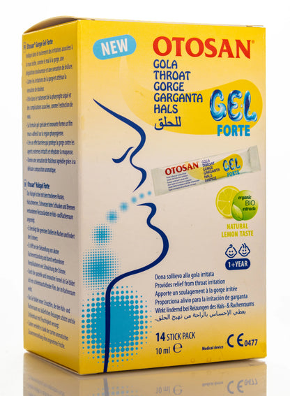 Otosan Throat Gel Forte 14 Stick X10Ml