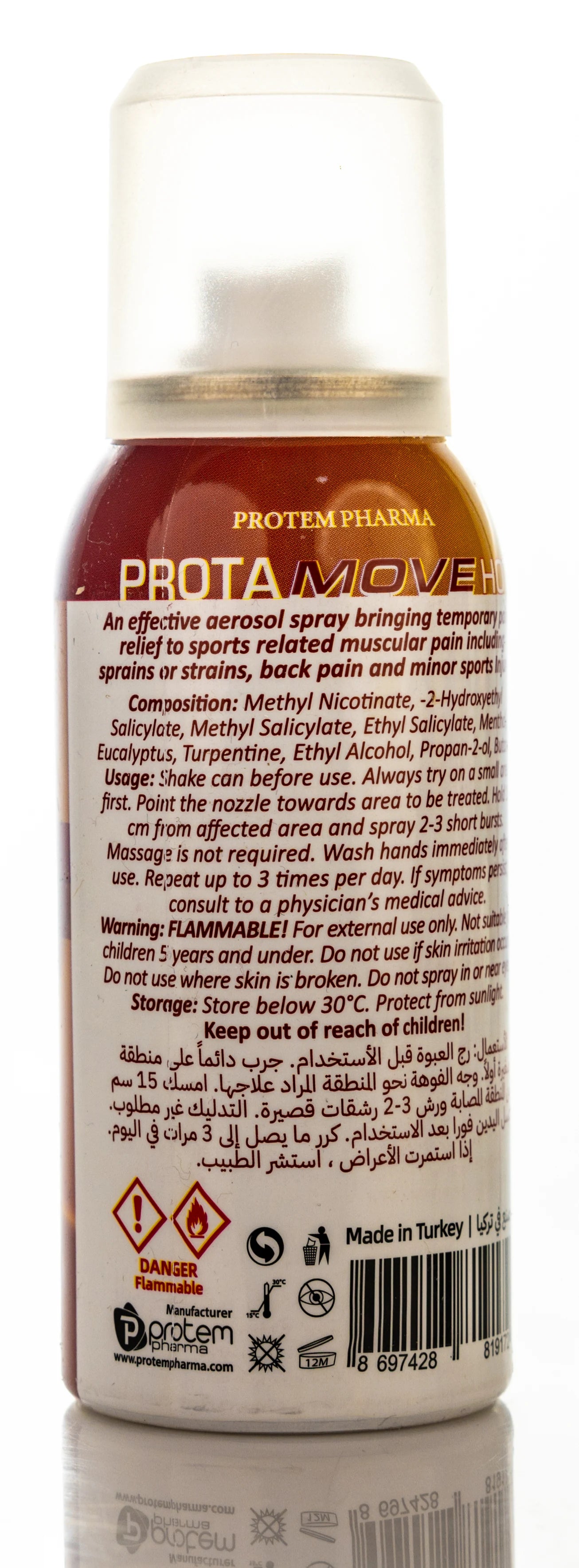 Prota Move Hot Spray 75Ml